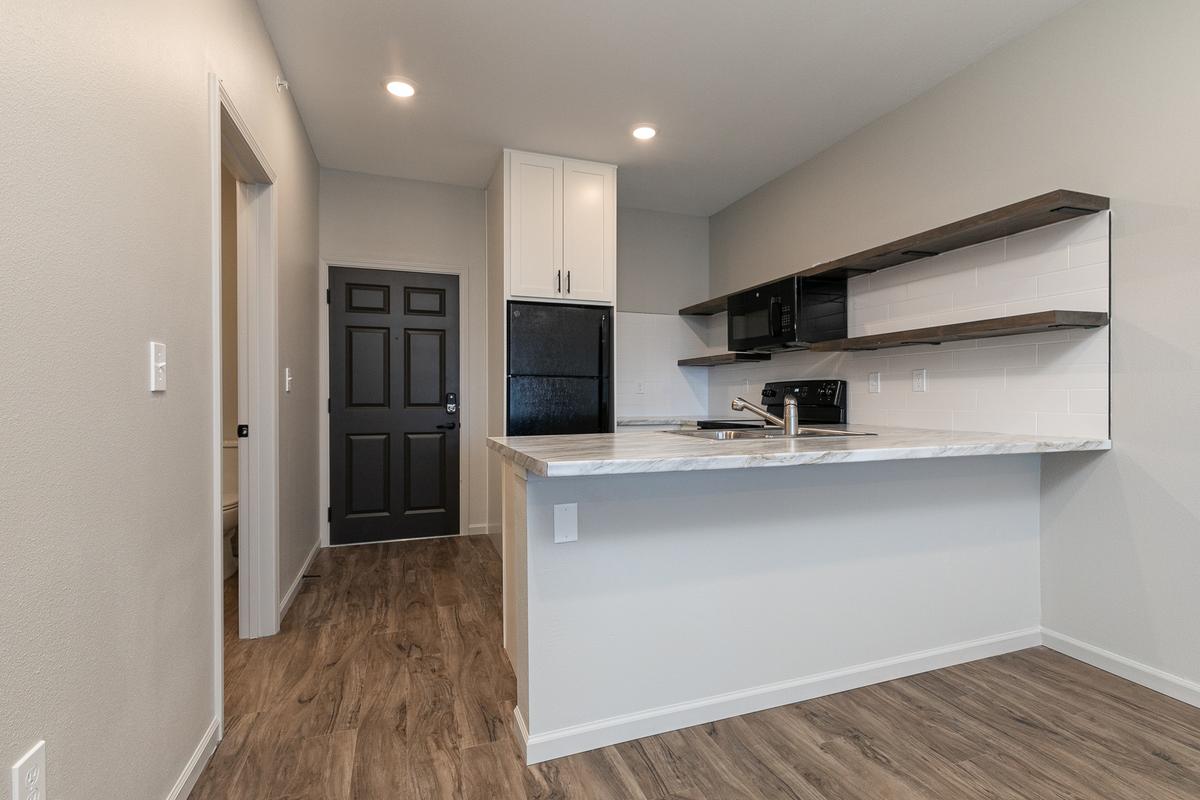 1 Bedroom Suite: Kitchen