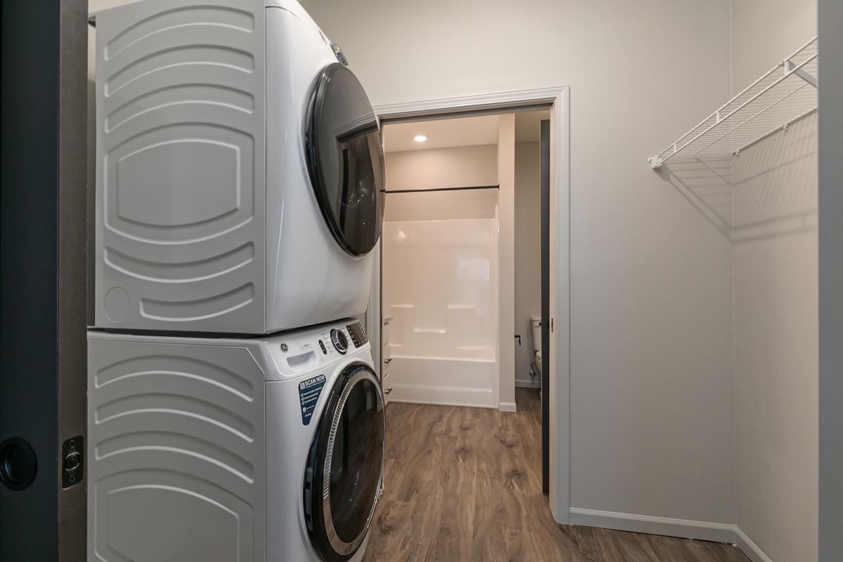 1 Bedroom Suite: Laundry / Closet