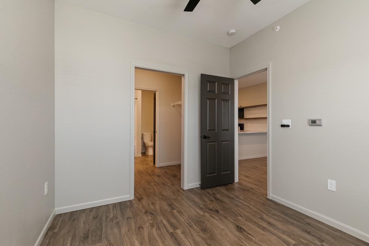 1 Bedroom Suite: Bedroom / Closet / Bath